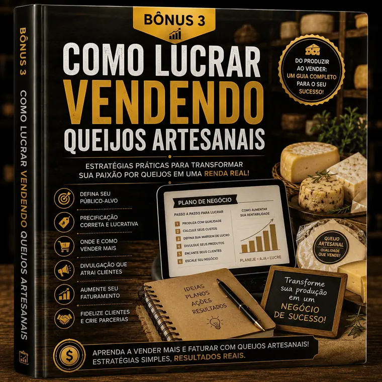 Como Lucrar Vendendo Queijos Artesanais