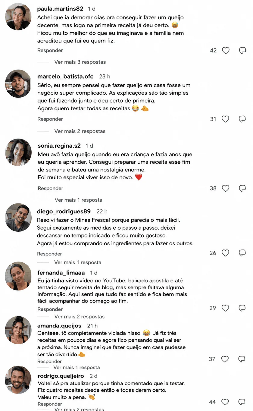 Prints de provas sociais